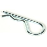 Double HH Hitchpin Clips, Yellow Zinc  0.093" x 1-5/8" (8 per bag)