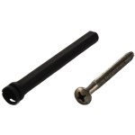 Thick Door Kit ~ Handleset Adaper, Satin Nickel