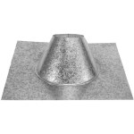 Pellet Vent Adjustable Roof Flashing ~ 4"