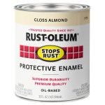 Stops Rust Enamel, Satin Almond - Qt