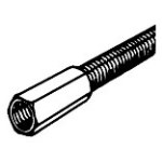 Coupling Nut - 1/4 x 7/8 inch 