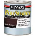 PolyShades Stain & Polyurethane, Bombay Mahogany Gloss - 1/2 Pint