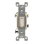 Quiet Switch, Grounded - 15 Amp, Light Almond