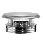 DuraVent DuraPlus All-Fuel Chimney Cap - 6"