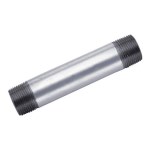Pipe Nipple, Galvanized Steel - 1" x 3"