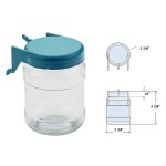 Clear Organizer Jars for Pegboards