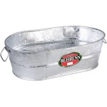 Galvanized Oval Tub ~ 16 Gallons