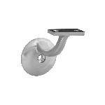 Handrail Bracket, Contemporary Design ~ Satin Nickel 