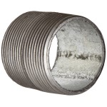 Pipe Nipple, Galvanized Steel - 1/2" x 5"
