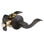 Passage Lock, Wave ~ Aged Bronze 