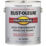 High Performance Enamel, Flat White - Gallon