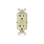 Leviton SmartlockPro Self-Test GFCI - 20A, Ivory