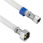Poly Braided Faucet Connector - 3/8" Comp x 1/2" FPT x 24"