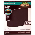 Waterproof Sandpaper, 9" x 11" ~ 320 Grit