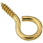 Solid Brass Screw Eye - 1-3/8"