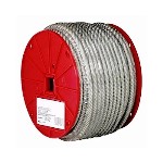 Vinyl Coated Cable, Galvanized 7x7 - 3/32" x 250 Ft