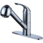 Noble Pull-Out Kitchen Faucet  Chrome   Single Handle