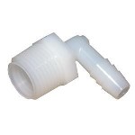 Nylon Insert Reducing Male Adapter Elbow - 3/8" x 1/2"