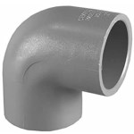 PVC 90-Degree Elbow  Schedule 80  Slip x Slip   1"