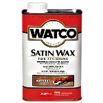 Satin Finishing Wax, Natural ~ Quart