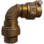 Low-Lead CTS 90 Degree Pipe Elbow - 3/4"