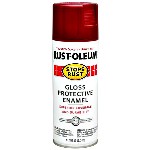 Stops Rust Enamel Spray Paint, Burgundy