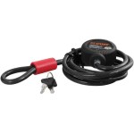Curt Multi-Use Cable Lock - 6 Ft x 3/8" Vinyl-Coated Steel