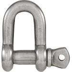 Stainless Steel D Shackle - 1/2"