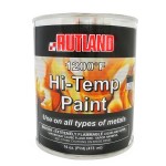  High Temperature 1200 Degree Stove & Grill Paint, Flat Black ~ 16 oz
