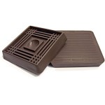 Madico Nonskid Square Rubber Cups - 2-1/16", 4pk