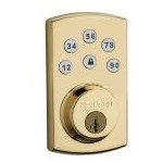 Powerbolt Touchpad Electronic Deadbolt ~ Polished Brass