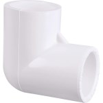 PVC Sch 40 90 Elbow, Slip x Slip - 1"