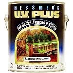UV Plus Deck & Wood Stain,  Natural Redwood ~ Gallon