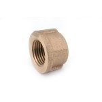 Lead Free Rough Brass Pipe Cap - 3/8"