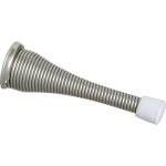 Spring Door Stop, Satin Nickel 3"