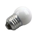 Night Light Bulb, White 120 Volt 7.5 Watt