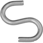 S Hook Open/Heavy Zinc 3-1/2"