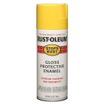 Stops Rust Enamel Spray, Gloss Sunburst Yellow - 12 oz