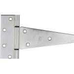 T Hinge, Extra Heavy, Zinc Plated - 8"