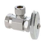 Homewerks Multi-Turn Angle Valve  Chrome   1/2" FIP x 3/8" OD