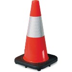 Traffic Cone, Orange PVC ~ 28"