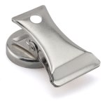 Master Magnetics Magnetic Handy Clips, Chrome - 2pk