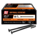 Prime Source #8 x 3" Coarse Thread Drywall Screw (1 lb)