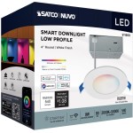 Satco Starfish WiFi Smart LED Downlight - 4", 9W
