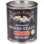 General Finishes Water-Based Wood Stain, Hickory - Quart
