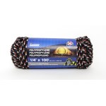 Diamond Braid Polypropylene Rope - 1/4" x 100 Ft