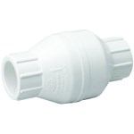 Pvc Check Valve ~ 1-1/2"