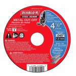 Diablo Steel Demon Cut-Off Disc  Type 1   4-1/2" x 0.045"