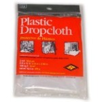Plastic Drop Cloth, 1 mil