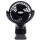 RoadPro Clip-on Fan for Vehicle or Desk, Black ~ 4"
